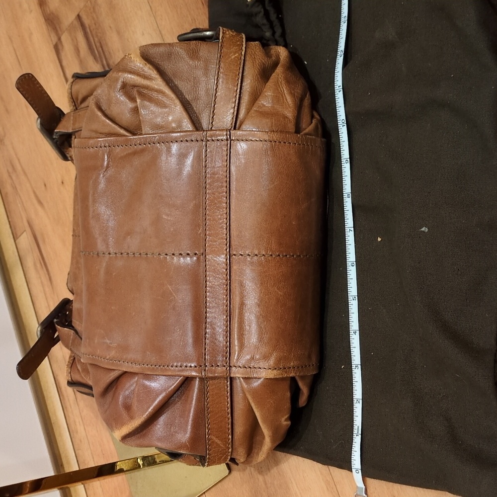 Tod's Vintage G-Line Bag Brown Leather Easy Sacca PROJECT Shoulder Purse Dustbag - Picture 12 of 17